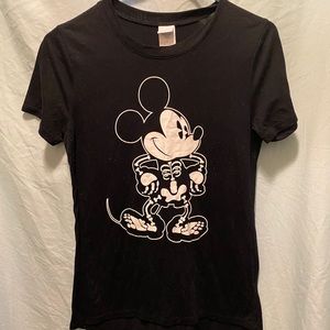 Mikey skeleton Disney t shirt